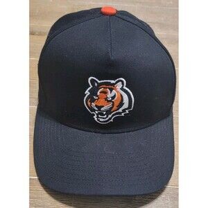 NFL Cincinnati Bengals Embroidered Black Snapback Youth Hat Team Apparel Cap
